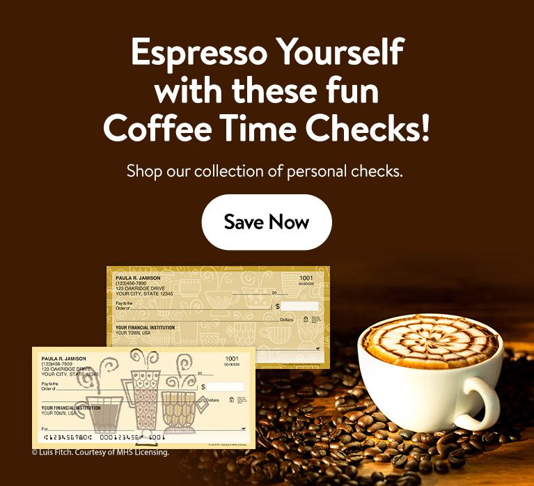 Shop our Collection of personal checks - Save Now