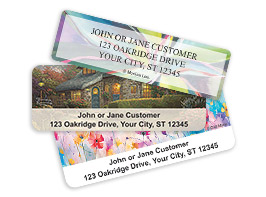 Floral & Scenic Labels
