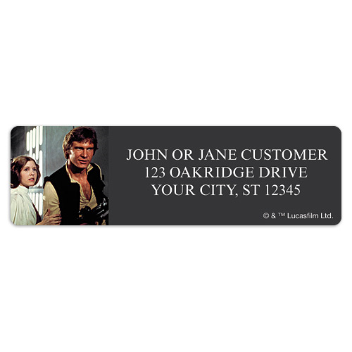 <i>Star Wars</i>&#153; New Hope Address Labels