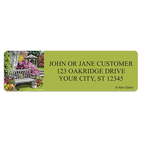 Garden Escapes Address Labels