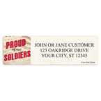 Proud of Our Soldiers Address Labels