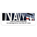 Navy Address Labels