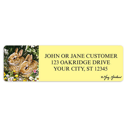 Woodland Animals Address Labels