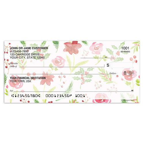 Seasonal Blooms Checks