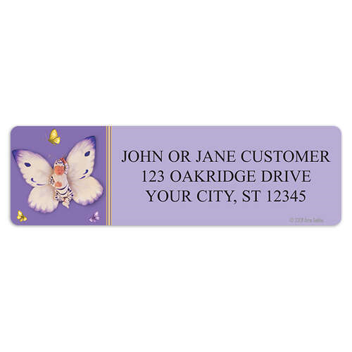 Anne Geddes Butterflies Address Labels