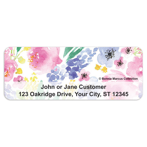 Painterly Floral Address Labels