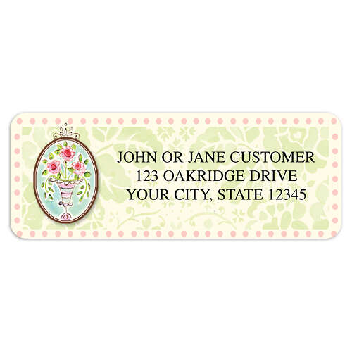 Green Garden Address Labels