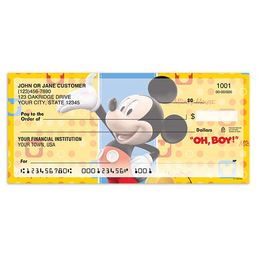 Mickey Fun-Tastic Checks