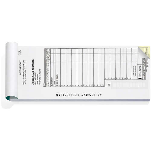 Book Bound Deposit Slips (Deposit Tickets)