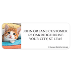 Humane World for Animals Cats Address Labels