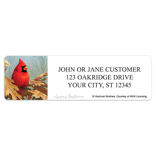 Songbirds Seasons Address Labels