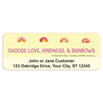 Butterflies & Rainbows Address Labels