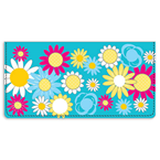 Bright Floral Leather Cover