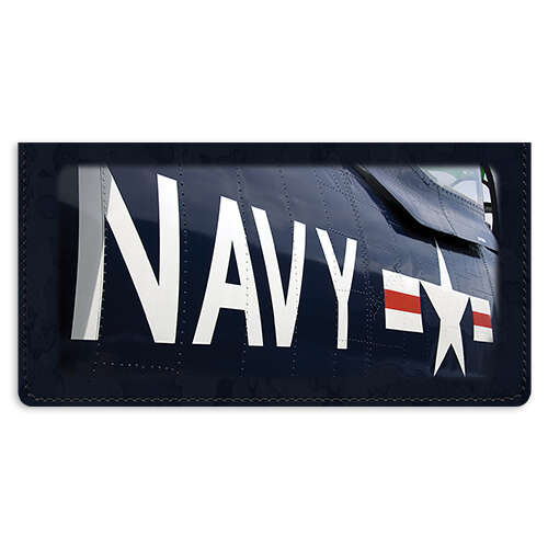 Navy Leather Cover