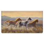 Wild Horses Leather Cover