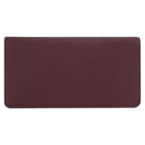 Burgundy Checkbook Cover