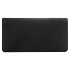 Black Leather Checkbook Cover