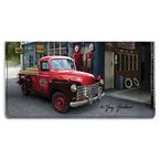 Vintage Trucks Leather Cover