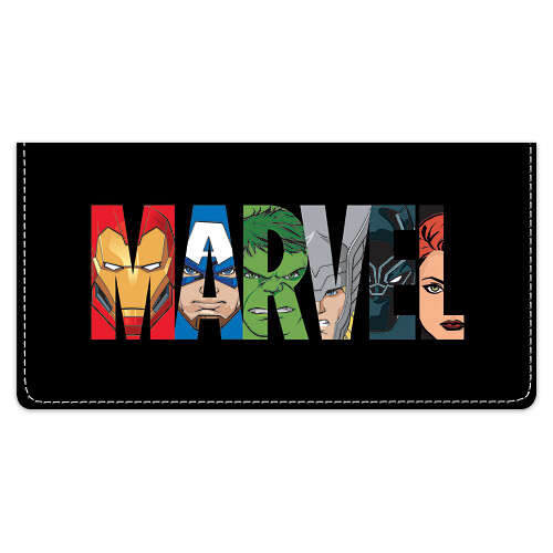 Marvel Logo Leather Cover