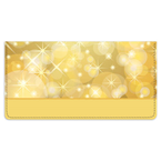 Champagne Sparkles Leather Cover