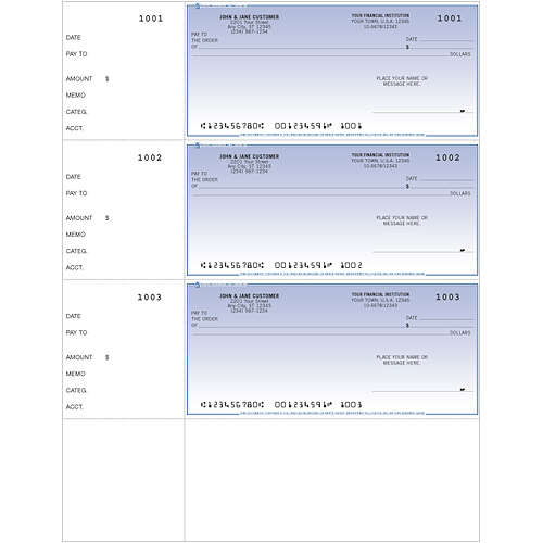 Laser Wallet Check - Blue Safety