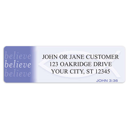 Believe Address Labels