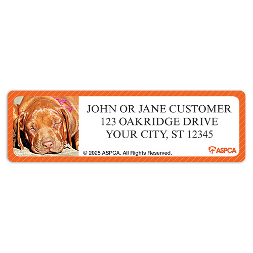 ASPCA � Puppies Address Labels
