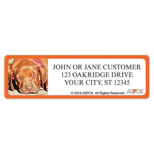 ASPCA  Puppies Address Labels