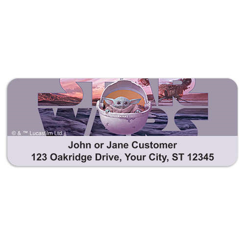 <i>Star Wars&#153;</i> The Child Address Labels