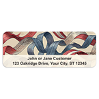 Patriotic Patterns Address Labels