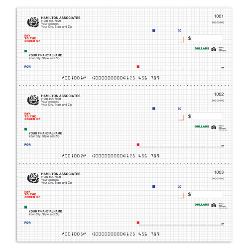 3-To-A-Page, Business Register Checks - HighTech