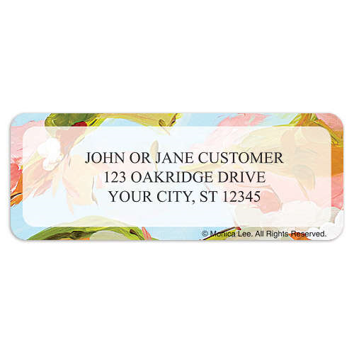 Romancing Spring Address Labels