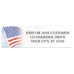 Old Glory Address Labels 