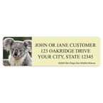 San Diego Zoo Koala Address Labels