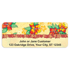 Tropical Retro Address Labels