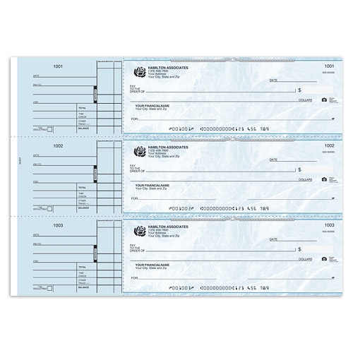 3-To-A-Page Checks- Venetian