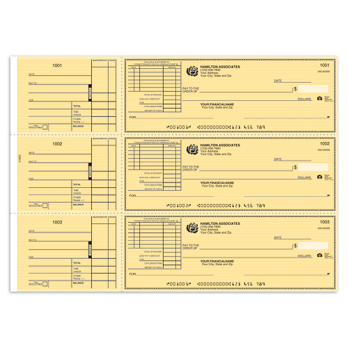 Deductions Voucher Check - Yellow