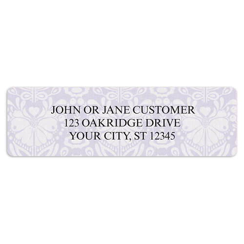 Vintage Floral Address Labels