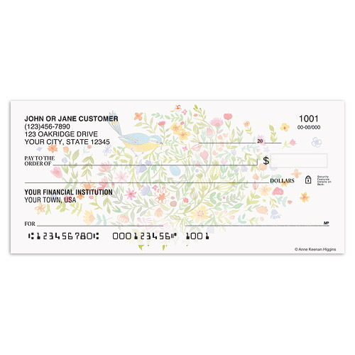 Pretty Birds Checks