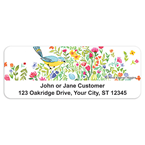 Pretty Birds Address Labels