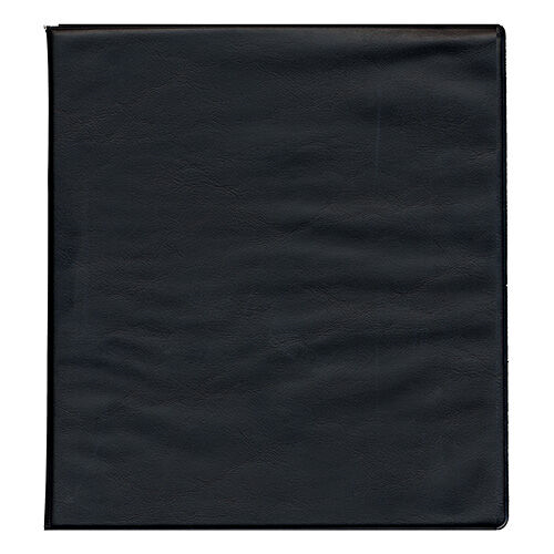 Vinyl Business Register Binder - Black