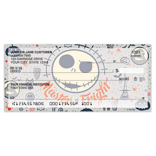 Nightmare Before Christmas Pumpkin King Checks