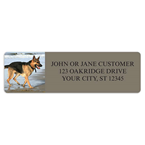 German Shepherd Address Labels