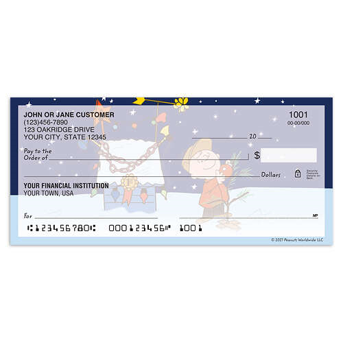 Charlie Brown Christmas Checks