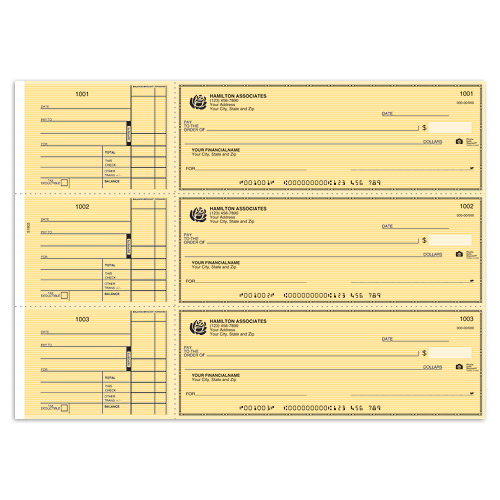 3-To-A-Page - Yellow Safety Checks