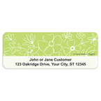 Bright Blooms Address Labels