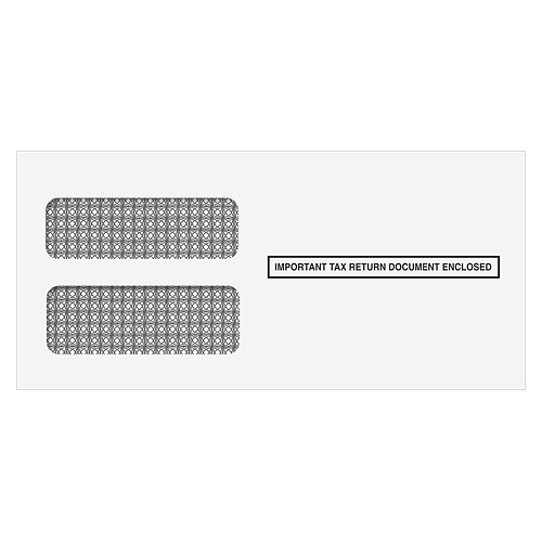 Double Window Envelope 3-Up 1099s