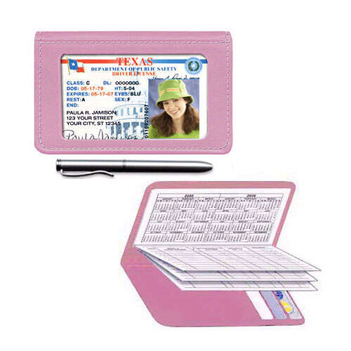 Pink Debit Caddy