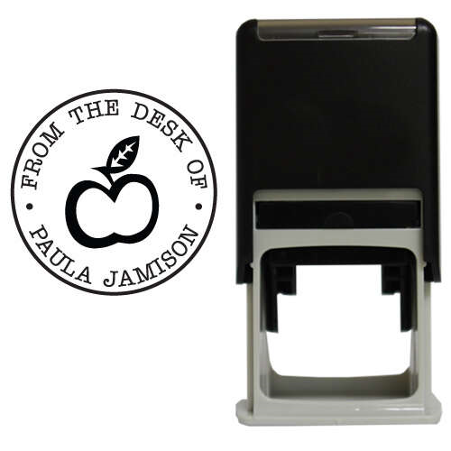 Apple Round Stamp